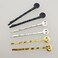 50Pcs Black Hair Bobby Pins Hair Clips with Blank Round Tray Hair Pins Hairpin Cabochons Bases for DIY Crafts Hair Styling Pins Hair Accessories