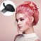 1Pc Black Puff Hair Cushion with Clips, Fluffy Sponge Bun Comb Bump It Up Hair Base Set for Women and Girls DIY Hairstyling Tools, Hair Accessories