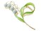 Green Lily of The Valley Flower Hair Clips, Orchid Hair Clamps,Flower Metal Hairpin, Flower Jaw Clamp Hair Styling Hair Accessories, Women,Clips and Barrettes, Hair Accessories