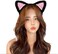 Plush Cat Ears Headbands - Soft Hair Accessories for Makeup, Shower, Teen Girls and Women