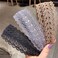 Coffee Hair Hoops Sweet Non-Slip Lace Leaves Wide Headbands for Women Mother Headband Hollow Elastic Headband Hair Hoops Hair Accessories,Women's Fashion Headbands