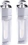 6 Pcs 3ml Empty Lip Gloss Tubes Containers Clear Refillable Lip Balm Bottles Transparent Mini Lipstick Containers for DIY Makeup Lip Gloss Makeup