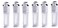 6 Pcs 3ml Empty Lip Gloss Tubes Containers Clear Refillable Lip Balm Bottles Transparent Mini Lipstick Containers for DIY Makeup Lip Gloss Makeup