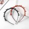 2Pcs Black and Red Double Bangs Hairstyle Hairpin Headband With 8 Small Clips - Women Double Layer Twist Plait Hair Tools,Twist Clip Headband with Toothed Hair Bands Braid Tool Hair Accessories