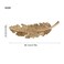 2Pcs Gold Vintage Alloy Feather Leaf Hair Clips Barrettes Hairpin Luxury Hair Comb Clips Women Hair Jewelry Hair Clips