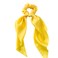 Yellow Women Girl Bow Satin Ribbon Ponytail Scarf Hair Tie Rope Scrunchies Elastic Band Hair Scrunchies Bands Hair Elastics and Ties