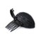 Black Puff Hair Cushion Volume Clips, Fluffy Hair Pad, Sponge Clip Bun Comb and Bump It Up Hair Base Set for Women and Girls - DIY Hairstyling Tools, Clips and Barrettes