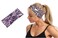1Pc Purple Fashion Women Leopard Print Cross Elastic Headband,Gym Hairband, Hair Women's Fashion Headbands,Hair Accessories,Beauty and Personal Care