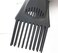 Black Universal Hair Dryer Comb Attachment for Straightening, Detangling - Nozzle Plastic Hairdressing Salon Comb for Curly, Natural Hair