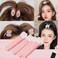 4Pcs Pink Hair Rollers with Clip,Portable Hair Volume Clip,Volumizing Hair Root Clips,Bangs Curler DIY Hair,Styling Accessories,Self Grip Volume Hair Root,Hair Rollers,Styling Tools and Appliances