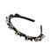 Black Fashion Butterfly Hairband with Clips Braided Headband Double Bangs Weave Twist Plait Hairstyle Hairpin Hair Accessories for Women Girls Hair Accessories