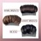 Light Brown Invisible Bump Up Comb Clip Bun, False Hair Clip Princess Styling Hairpin for Girls Women Thinning Hair Accessories