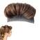 Light Brown Invisible Bump Up Comb Clip Bun, False Hair Clip Princess Styling Hairpin for Girls Women Thinning Hair Accessories