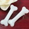 2Pcs White Dog Bone Hair Clips Hairpins Barrette,Punk Personality Women Lovely Hair Band Decoration Design Headwear Air Clips