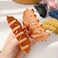 4Pcs Green Leaf Shaped Hair Clips, 3.5 Inch Non-slip Hair Catch Barrette Jaw Clamp Hairpins for Women Girls Thin Thick Hair