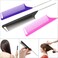1Pc Pink Hair Tail Combs Pin Parting Comb, Carbon Fibre Metal-Pin Rat Tail Comb Hair Styling Tool For Hair Salon Braiding, Styling Tools and Appliances