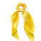 Yellow Women Girl Bow Satin Ribbon Ponytail Scarf Hair Tie Rope Scrunchies Elastic Band Hair Scrunchies Bands Elastics and Ties Beauty and Personal Care Hair Care, Hair Accessories