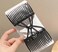 Black Adjustable Elastic Hair Comb, Stretchy Double Hair Clip, No Crease Hair Pins and Slides, Women's Hair Styling Accessories and Tools