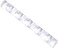 Brush Holder Nail Art Acrylic Simple Transparent Pen Brush Stand Brush Rest Brush Rest for 5 Nail Pens Gel Nails Nail Tools Nail Supplies Stylish Useful Paint Brush Holder Nail Art and Polish