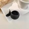 Small Fish Shape Hair Clip Korean Style Round Hair Clamp High Ponytail Hair Claw Clip Nonslip Hairpin Fashion Women Hair Accessories, Clips and Barrettes (Black)