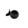Small Fish Shape Hair Clip Korean Style Round Hair Clamp High Ponytail Hair Claw Clip Nonslip Hairpin Fashion Women Hair Accessories, Clips and Barrettes (Black)