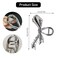 Metal Silver Hair Clips Claw for Women for Thick Hair Barrettes for Hair Styling Hair Clips Claw Ribbon Bow Design Hair Accessories, Non-slip Hair Decorations Thanksgiving Gifts, Clips and Barrettes