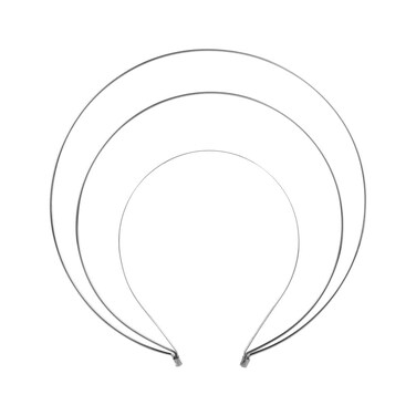 Silver 3layer Halo Crown Headband Goddess Headpiece Multi-layer Hair Crown DIY Metal Base Hair Hoops Hair Accessories for Women Beauty and Personal Care
