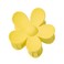 Yellow Hair Claw Clips Flower Shaped Plastic Jaw Clips Anti-scratch Smell-less Useful Hold Tightly Light Hair Accessories for Beauty and Personal Care