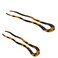 Twist Hair Stick Clip Acetate Large Wavy U-Shaped Hairpin Tortoise Chignon Pin Hair Pins Hair Styling Pins for Beauty and Personal Care