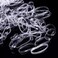 1000Pcs Transparent Clear Hair Ties, Hair Rubber Bands, Small Elastic Hair Ties, Mini Seamless Rubber Bands for Babies, Girls, Women to Weave Different Hairstyles，Hair Accessories