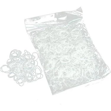 1000Pcs Transparent Clear Hair Ties, Hair Rubber Bands, Small Elastic Hair Ties, Mini Seamless Rubber Bands for Babies, Girls, Women to Weave Different Hairstyles，Hair Accessories