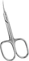 Silver Cuticle Scissors, Extra Fine Curved Blade Nail Scissors, Multi-purpose Manicure Scissors, Stainless Pointed Beauty Small Scissors for Nail, Eyebrow, Eyelash, Nose Hair, Dry Skin Cuticle Tools