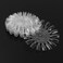 10 Pcs Transparent 18 Tips Display Plastic Nail Art Polish Palette Wheels False Nail Art Tips Practice Display Board Deft and Professional,Practice Nail Tips