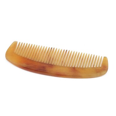 Natural Ox Horn Comb Of Hair No Static Health Care Hair Brush Hairdressing Comb For Hair, Styling Tools and Appliances