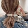 3 Pcs White Pearl Hair Bands for Women Girls, Pearl Bead Elastic Band Pearl Hair Elastic Pearl Hair Bands Ties for Women Ponytail Holder and Beauty and Personal Care