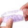 100Pcs Blue Mini Portable Travel Soap Paper Sheets,Flower Shape Disposable Paper Soap Flakes, Cleaning Washing Hand Toiletry Paper Soap Sheets Foot and Hand Care Cleansers