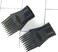 Black Universal Hair Styling Comb Nozzle - Plastic Hairdressing Blow Attachment for Straightening, Detangling Fine, Curly, and Natural Hair