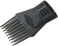 Black Universal Hair Styling Comb Nozzle - Plastic Hairdressing Blow Attachment for Straightening, Detangling Fine, Curly, and Natural Hair