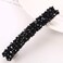1Pc Black Hair Clips Handmade Rhinestone Barrettes Metal Hair Holders Clips and Barrettes Hair Clips for Women Girls Headwear Styling Accessorie