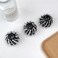 1Pc Rhinestone Black Birds Nest Hair Clips,Crystal Hair Claw Hair Clip Pearl Hair Ring Headdress Hair Fixed Meatball Head for Women Girls,Hair Accessories
