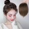 JJLFresheners Black Invisible Human Toppers For Women Seamless Clip In Hair Extension Pieces Short Fake Fringe Hair Lining Top Hairpieces, Extensions, Wigs, Accessories (25cm)