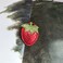 2 Pairs Red Cute Strawberry Hair Clips for Girls Alligator Hair Clips Red Metal Fruit Hair Clips Hair Barrettes Hair Accessories for Teens Gifts Clips and Barrettes Metal Buckle Decorate