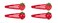 2 Pairs Red Cute Strawberry Hair Clips for Girls Alligator Hair Clips Red Metal Fruit Hair Clips Hair Barrettes Hair Accessories for Teens Gifts Clips and Barrettes Metal Buckle Decorate