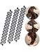 2Pcs Black Women Hair Braiding Tool Roller Hair Twist Styling Accessories simple and Styling Tools Hair Rollers