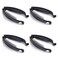 4Pcs Black Banana Hair Clips, Hair Accessories for Women - Christmas Gift