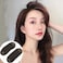 6 Pcs Brown Sponge Volume Hair Bases Volume Inserts Hair Clip Fluffy Hair Cushion Bump It up Hair Piece Hair Styling Pad for Women Girls Clips and Barrettes(ZS239), Black