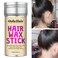 Dolahair Hair Wax Stick - Flyaway Control for Kids, Women, Black Hair Ties for Babies, Kids, Toddler Girls Hair Accessories Elatic Hair Bands with Hair Loop Styling Tool (Black)