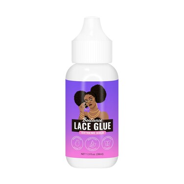 Lace Glue for Wigs, Wig Glue for Front Lace Wig Waterproof Super Hold Hair Glue for Weave, Invisible Hair Bonding Glue Extreme Hold for Hair Systems Wig Install Wig Holding Accessories