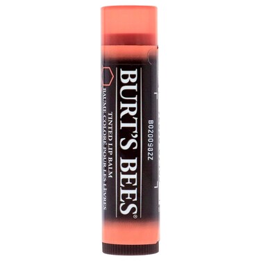 Burts Bees 100% Natural Origin Tinted Lip Balm, Zinnia with Shea Butter &amp; Botanical Waxes - 1 Tube