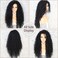 SAPPHIREWIGS Curly Lace Front Wigs for Black Women Long Black Wig Glueless Synthetic Loose Curly Wig Pre Plucked Hairline with Baby Hair Daily Party Use 26 inch